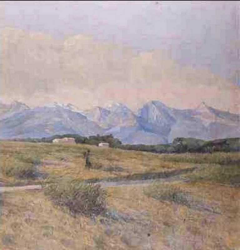 Paesaggio con case